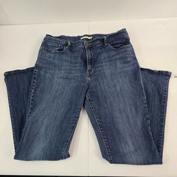 Levi's 515 bootcut jeans blue 16 denim womens 33x32 6253 - Picture 1 of 11